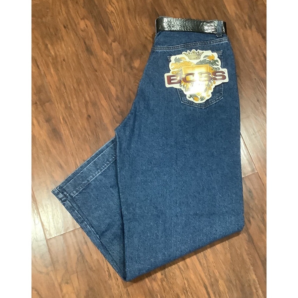 Y2K Womens Vintage boss jeans size 15/16